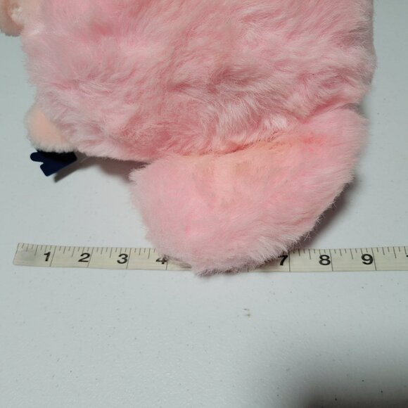 Vintage Applause Diane Pink Cat 9 inch Plush Chubby Kitty Stuffed Animal Toy - Picture 12 of 12